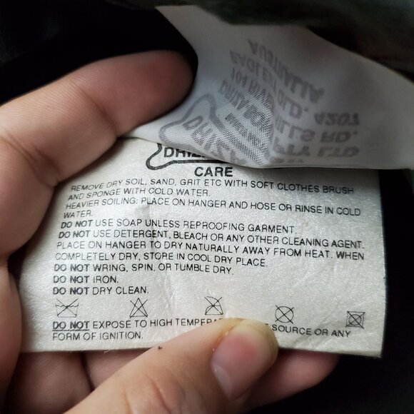 Driza-Bone Jacket Mens Large Brown Aussie Outback Long Oilskin Cotton Duster - Picture 5 of 9